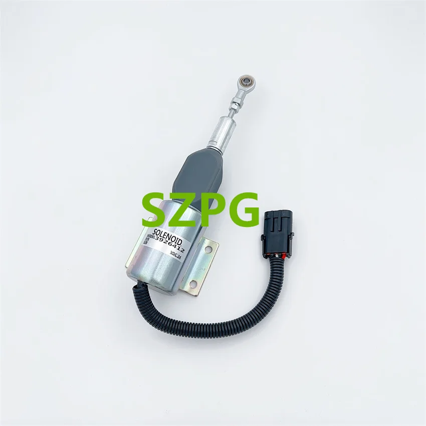 

3926412 SA-4257-24 RE516083 RE502474 Fuel Shut Off Solenoid Stop Solenoid Valve work for Cummins Engine Excavator
