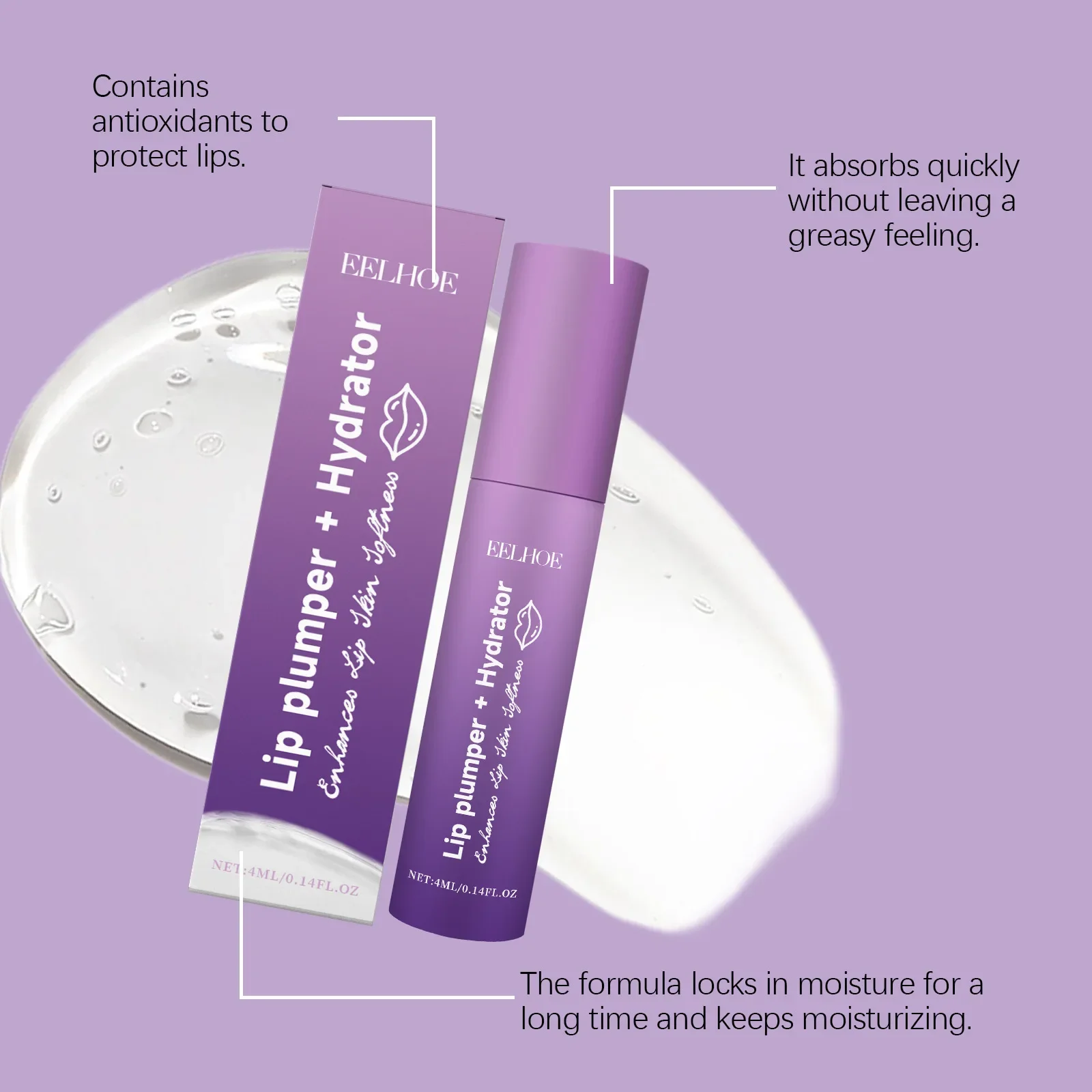 

Eelhoe Avocado Oil Lip Moisturizing Balm Repairing Damaged Keep Glossy Improve Elasticity Fade Fine Lines Lip Nourishing Sticks