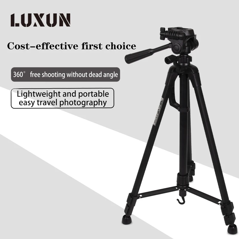 

WT3520 Aluminum Alloy Lightweight Tripod Binoculars Digital Camera Photography Tripod Mini Monopod