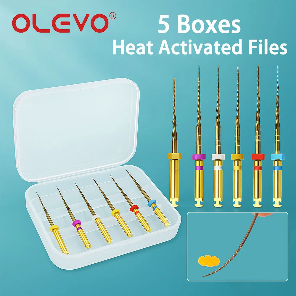 

5 коробок стоматологических эндодонтических напильников NITI Endo, вращающихся напильников для измерения двигателя, напильник для термоактивации, золотой конус, SX-F3, 21/25 мм, стоматологические инструменты