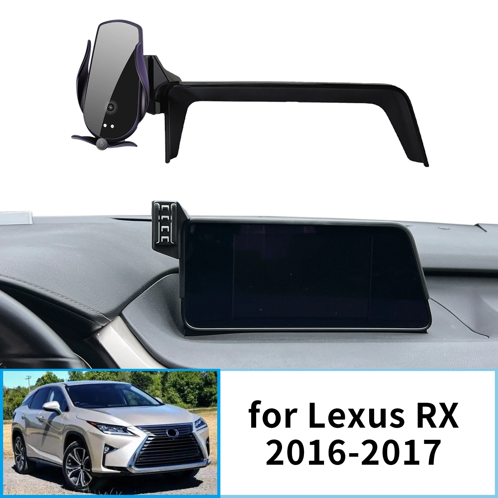 

Car Mobile Phone Holder for Lexus RX 2016 2017 GPS Bracket Navigation Stand Auto Accessories