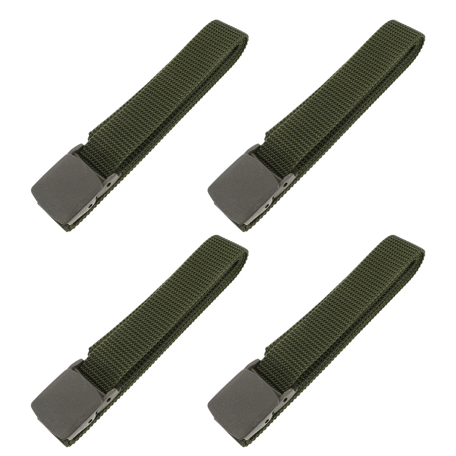

4Pcs Tactical Waist Belt Adjustable Heavy Duty Nylon Outdoor Hiking Climbing Belt Men Mens Canvas Belts
