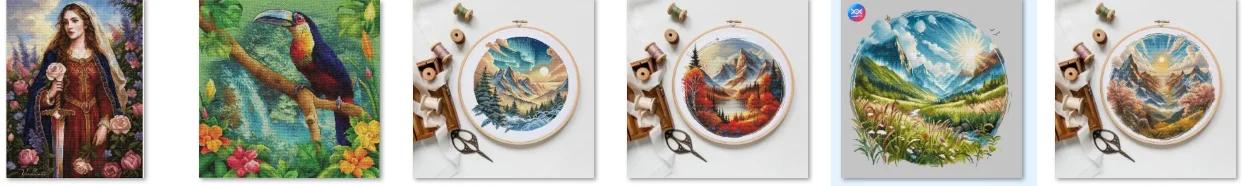 

Cross stitch Kit 14CT 18CT 25CT Canvas Cross Stitch DIY Embroidery Set DMC Threads Craft Birds in the Garden 36-50