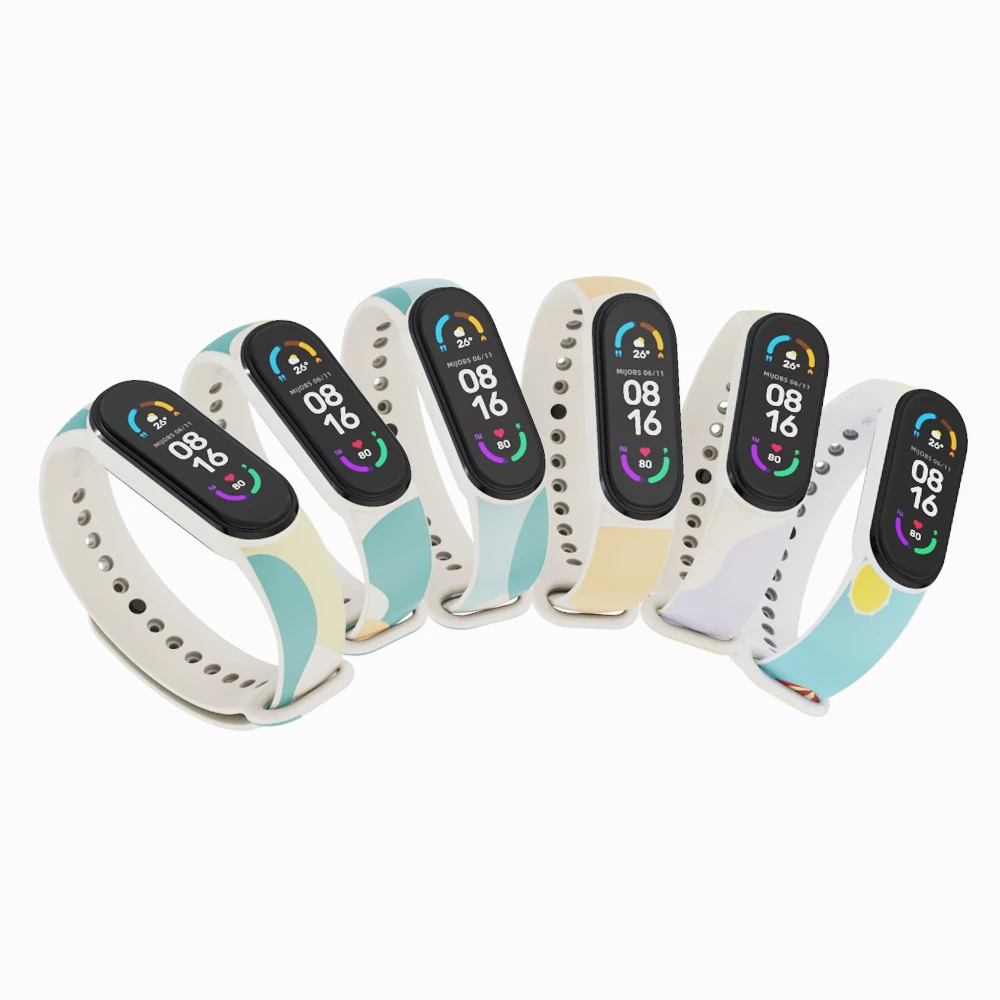 Pulseira para xiaomi mi banda 7 pulseira mi banda 6 cinta para mi banda 5 pulseira miband 4 correa mi3 substituição de pulso