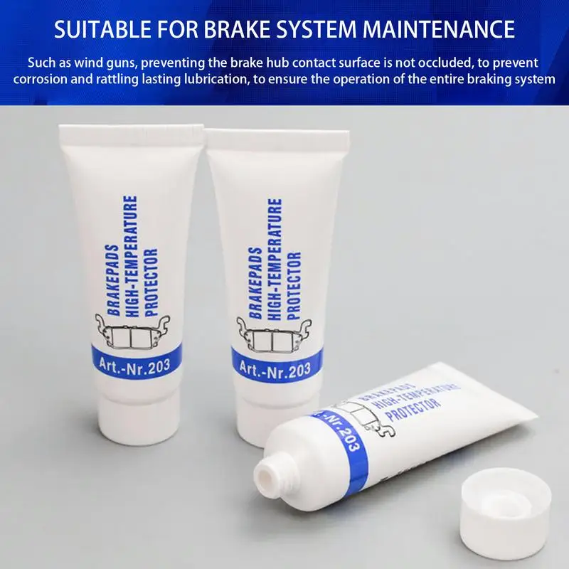 15g Brake Grease Lubricant Brake Fluids Brake Parts Lubricant Stable Brake Grease Automotive Assembly Lubricants