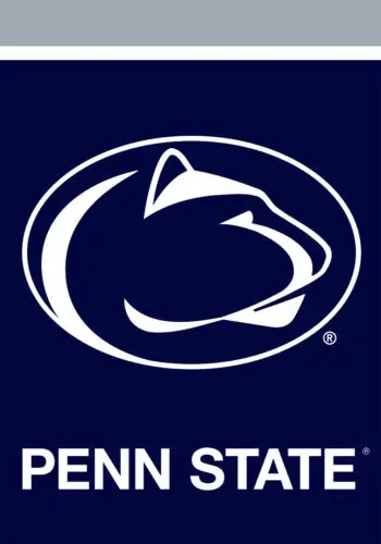 State Nittany Lions House Flag Licensed ; Briarwood Lane