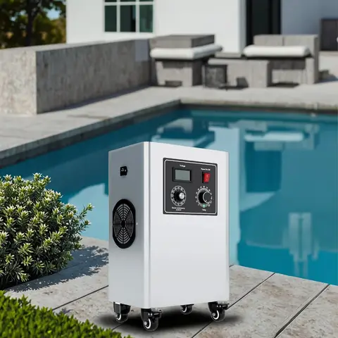 양식 오존 발생기 10G 20G 물고기 연못 농장 수처리 기계 석영 튜브 물 공기 청정기 오존 발생기