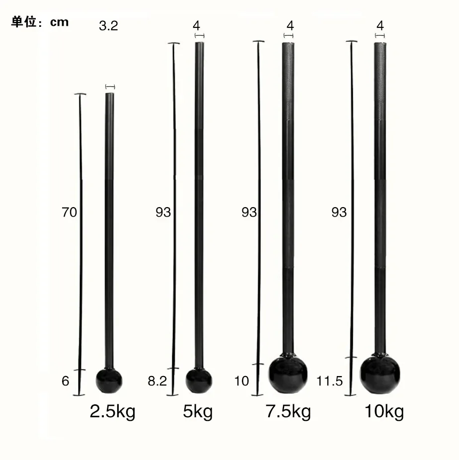 2024 Martelli fitness Mace Ball in acciaio Mace Ball di alta qualità per attrezzature per il fitness