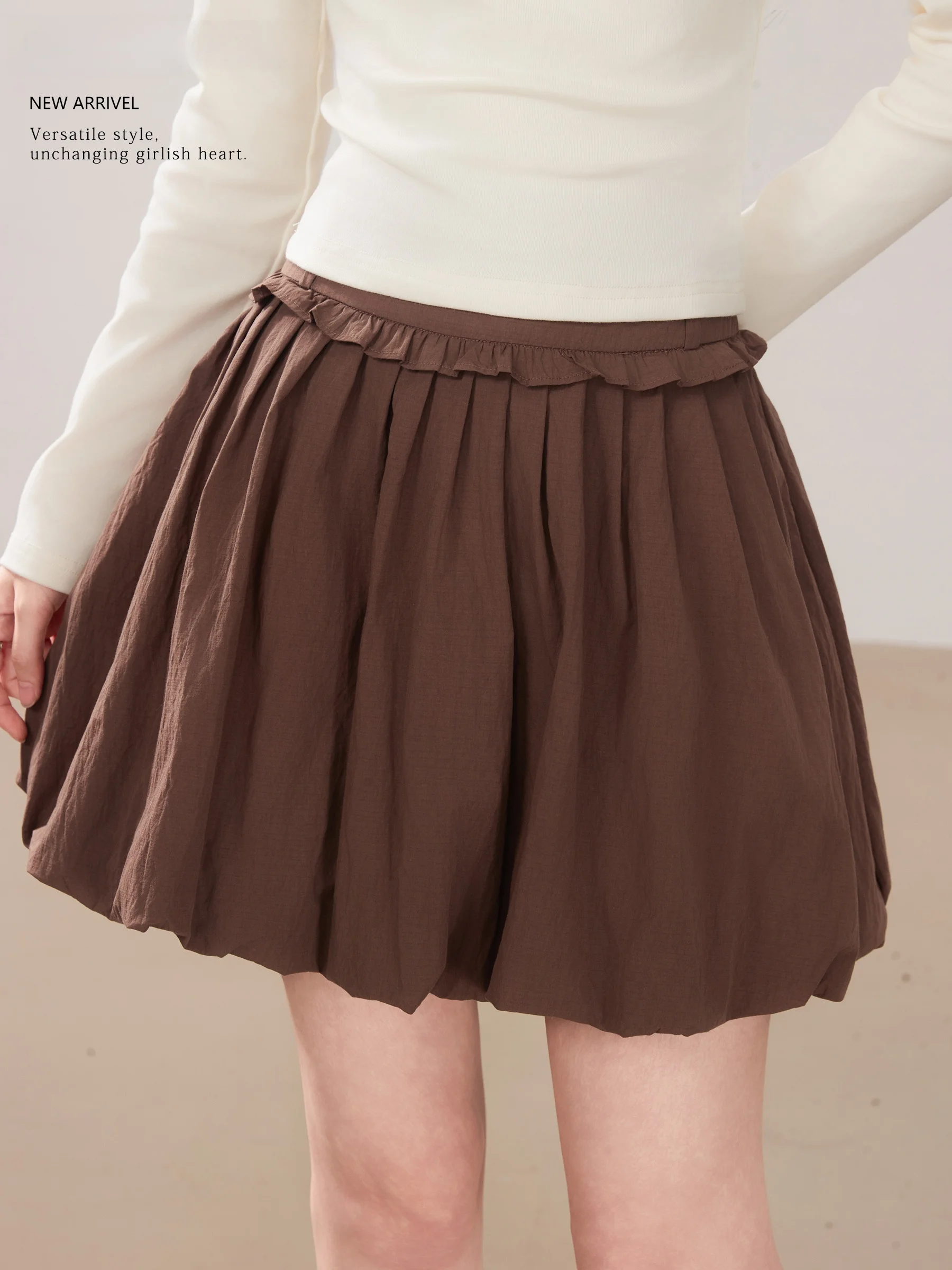 

Женская модная юбка-трапеция с цветочным узором от Lingjiu, весенняя коллекция, дышащий полиэстер