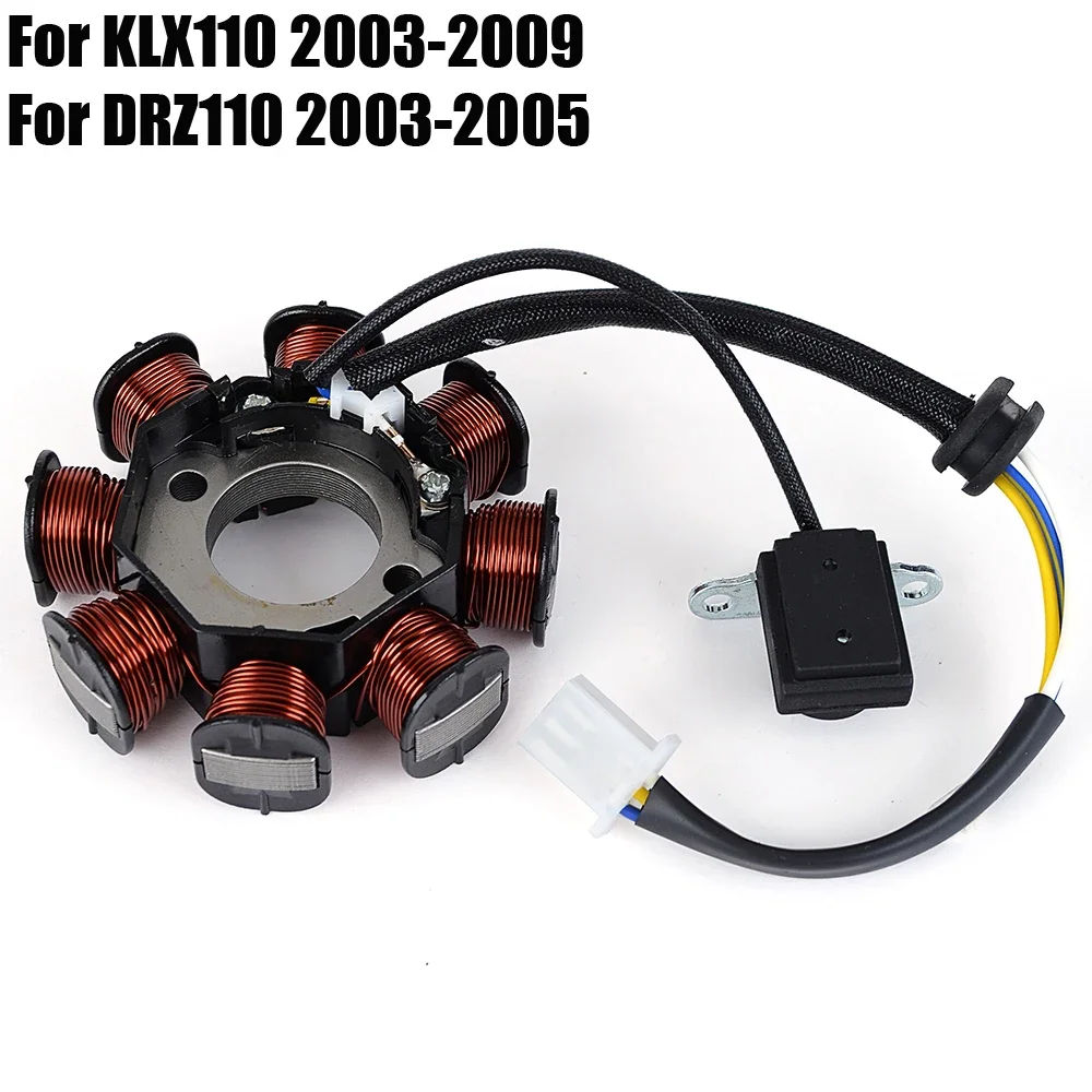 

For Kawasaki KLX110 For Suzuki DRZ110 DR-Z110 21003-1390 K2100-31390 KLX DRZ 110 Motorcycle Generator Magneto Stator Coil