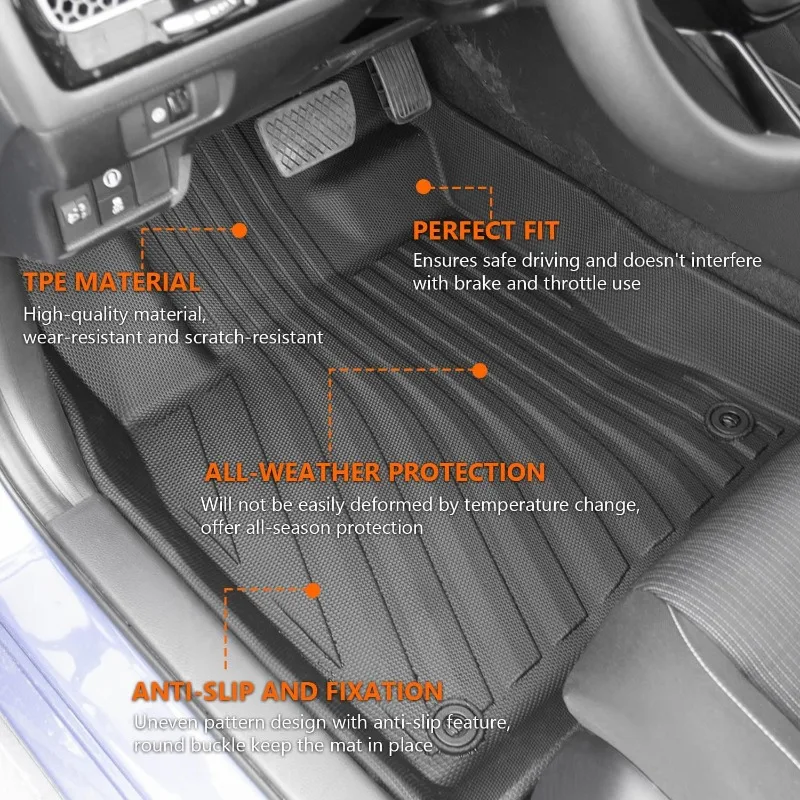 المنزل. حصيرة أرضية متوافقة مع 2022-2025 هوندا سيفيك هاتشباك البضائع حصيرة TPE الطابق بطانة حمولة حقيبة السيارة استبدال ل