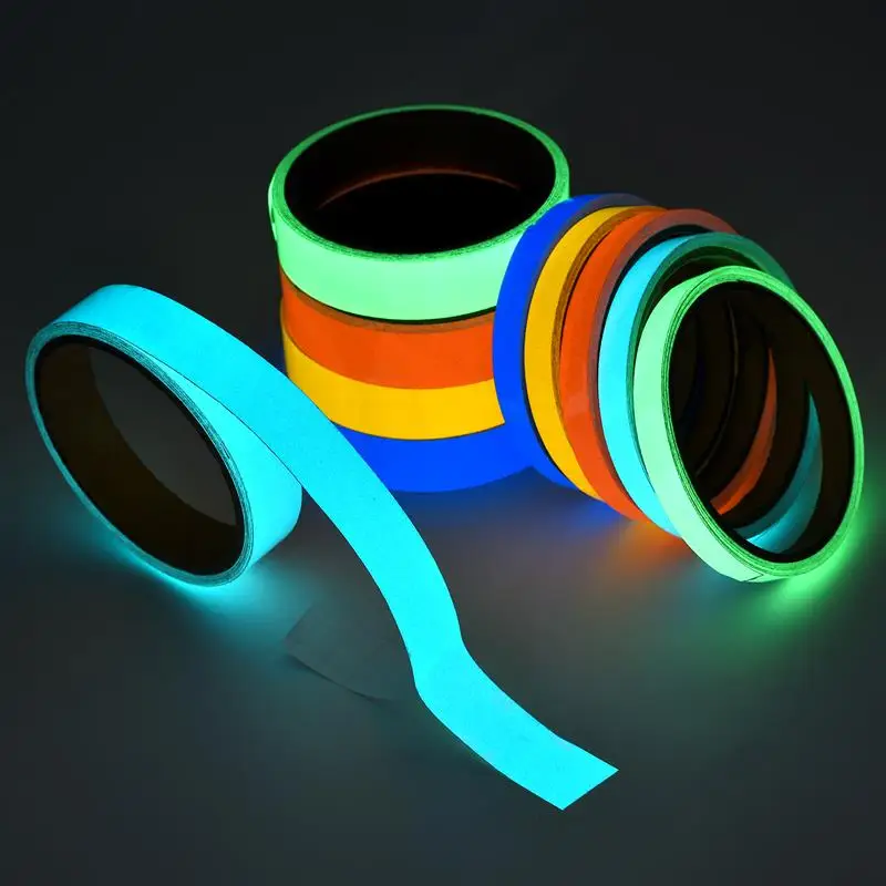 3M Luminous Fluorescent Tape Night Self-Adhesive Glow In The Dark Sticker Safety Warning Security Tape Home Decoration Tapes