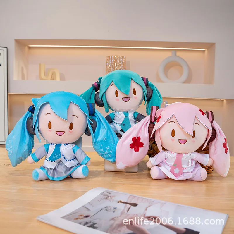 Sega Miku Fufu Pluche Pop 16e Verjaardag Herdenkingseditie Schattig Anime Verzamelbaar Verjaardagscadeau voor Meisjes Valentijnsdag