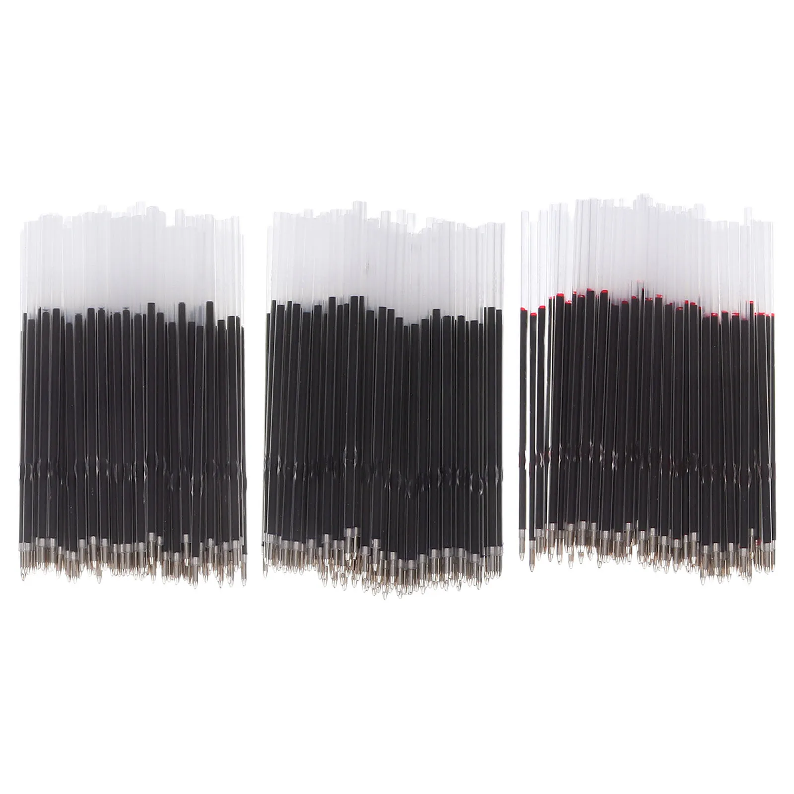 300 шт., 0,7 мм, стержни для шариковых ручек, быстросохнущие чернила, выдвижные сменные офисные школьные письменные принадлежности, офисные принадлежности