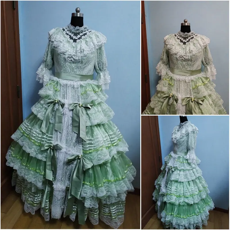 Custom-made Victorian Dress New Year Cosplay  dresses D-1014