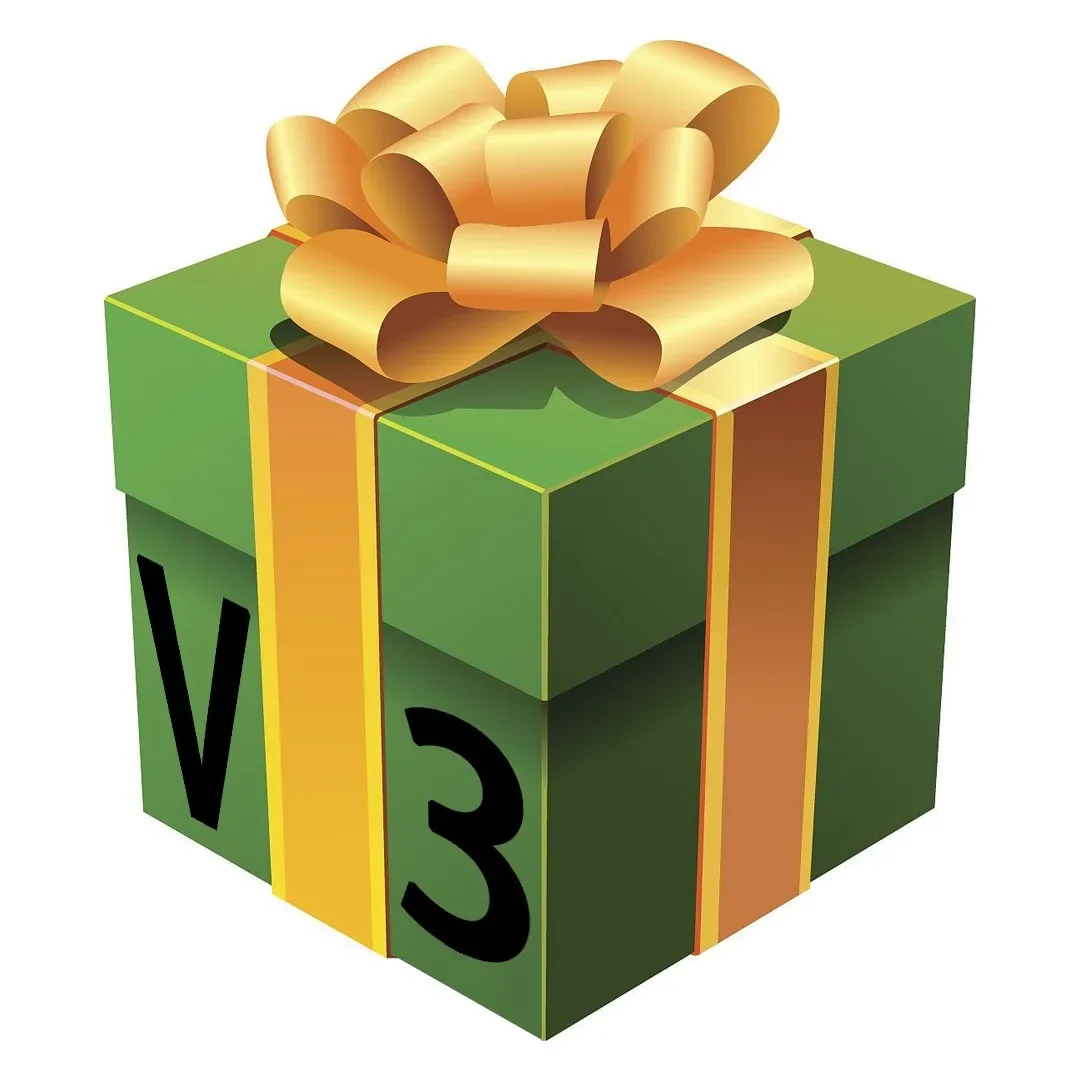 2025 لا الجديدة #   صندوق هدايا دمية فوفو عالي الجودة، إكسسوارات سلسلة مفاتيح V3 لطيفة، هدايا صندوق هدايا دمية لطيفة #3