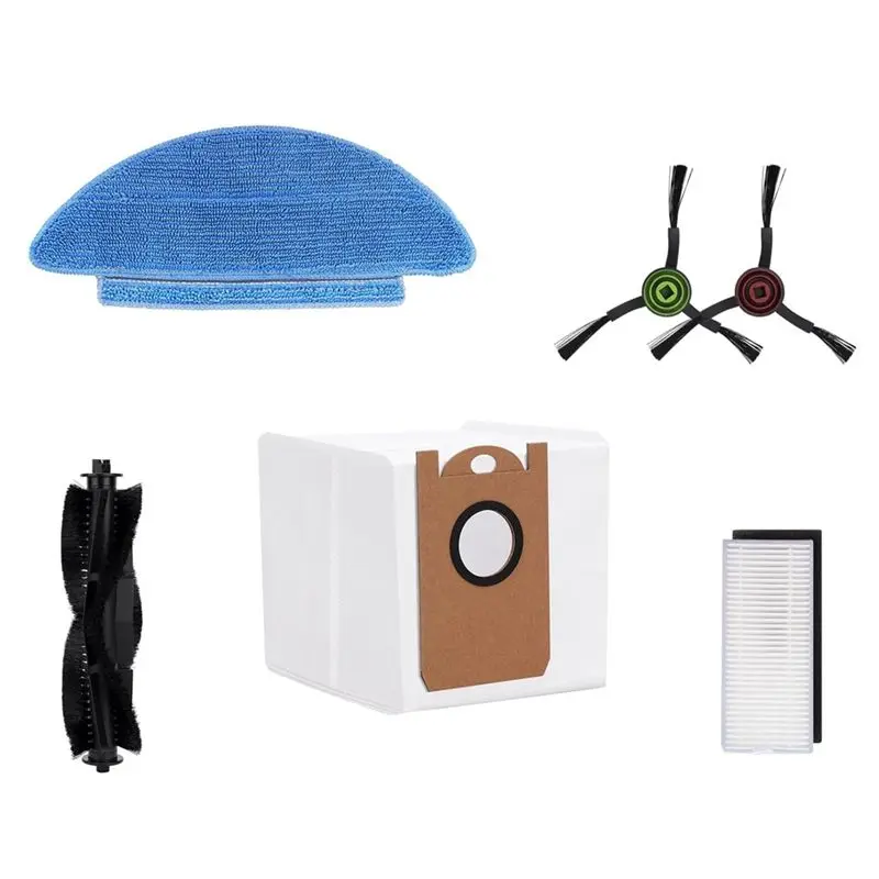 ABVG-For Medion X20 SW+ /MD 11415 11450 Robot Vacuum Cleaner Main Side Brush Hepa Filter Mop Cloth Dust Bag Replacement Parts