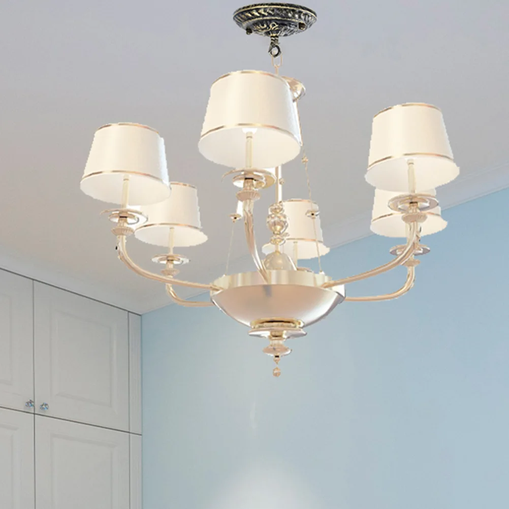 

2 pcs Retro Canopy Ceiling Light Canopy With Hook Vintage Ceiling Light Plate Pendant Lamp Parts Hook Cover Metal