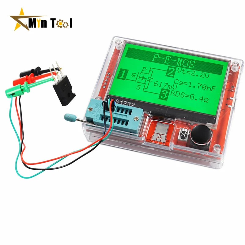 LCR-T10H Transistor Tester Multimeter Display TFT For Diode Triode MOS/PNP/NPN Capacitor Resistor Transistor