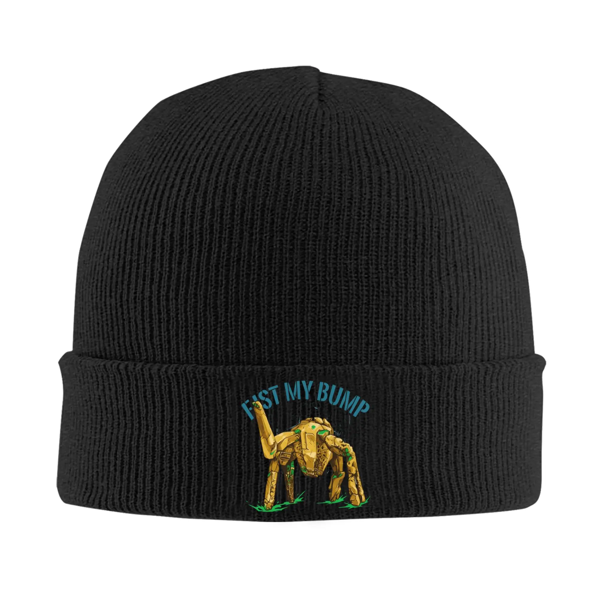 Project Hail Mary Fist My Bump Knitted Caps Women's Men's Beanie Winter Hat Acrylic  Warm Cap