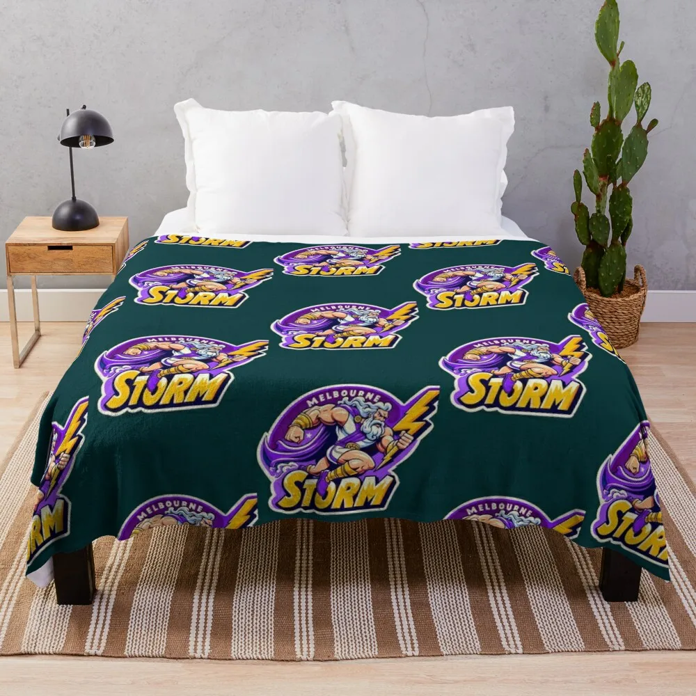 

Melbourne Storm Active Throw Blanket Luxury Thicken Soft Large Comforter Blankets