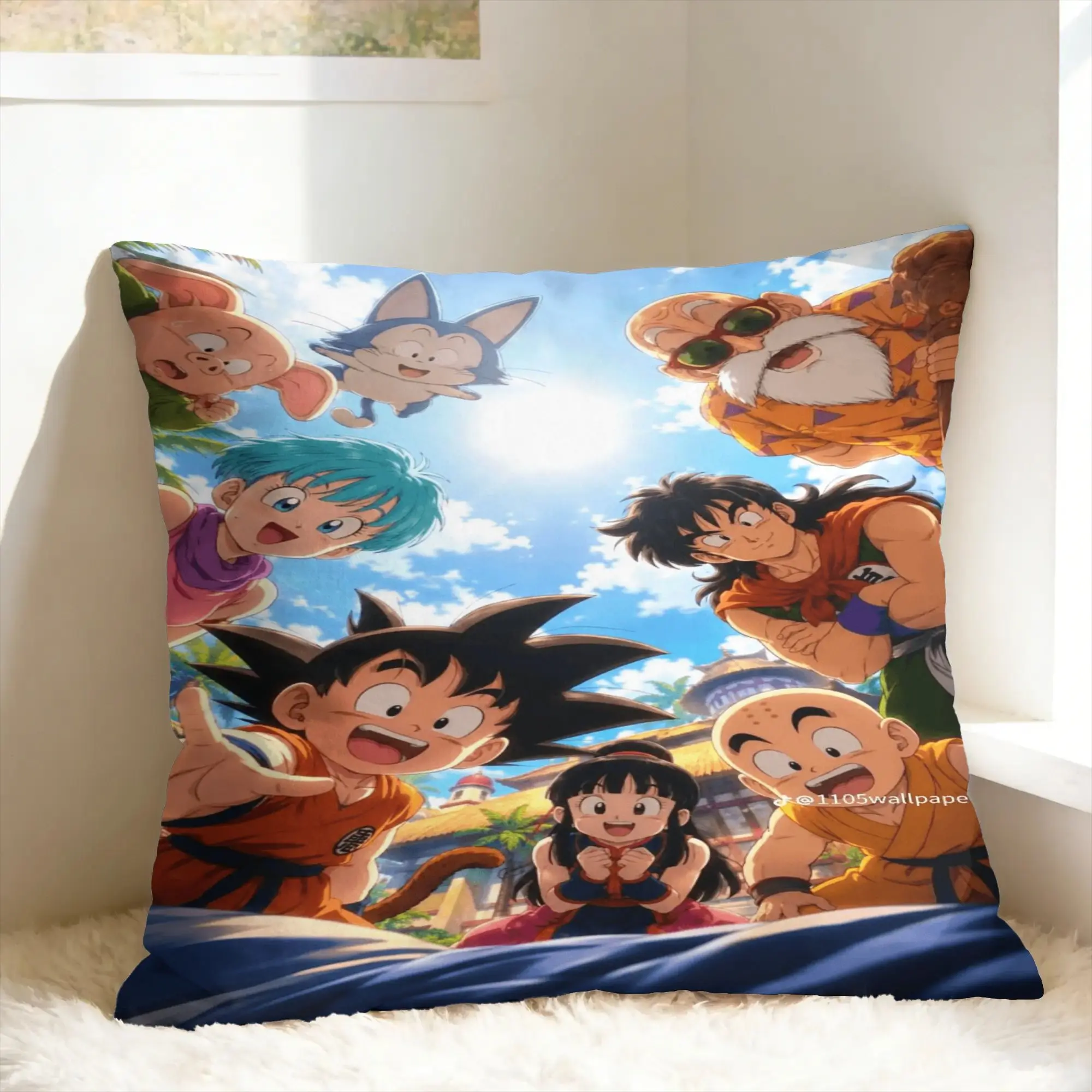 D-Dragon Anime Pillow Case  Morden Pillow Cover Print Pillowcases For Living Room Chair