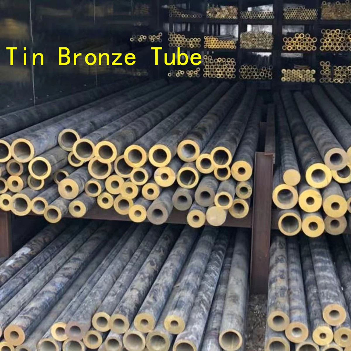 Tin Bronze Tube Hollow Pipe Tin Brass Tube Sleeve Wear-resistant OD 25/30/35/40/45/50/55/60/65/70/75mm ID15-55mm Length 100mm