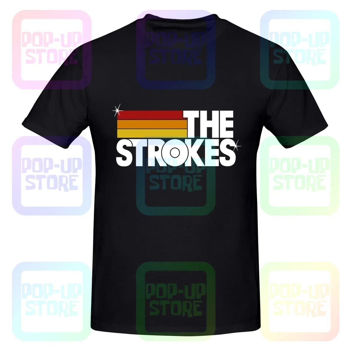 Julian Casablancas Fabrizio Moretti The Strokes Rock Band Shirt T-shirt Tee Trend Splicing