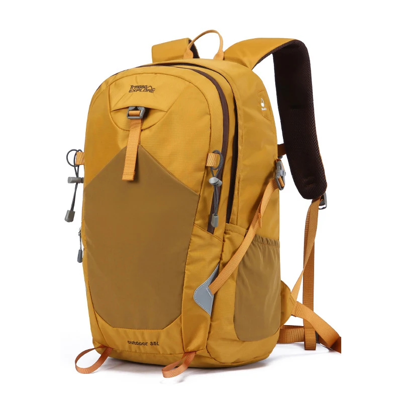 Large Capacity Outdoor Hiking Backpack Lightweight Short Travel Bag Waterproof Wear-resistant Mountaineering Shoulder Rucksack