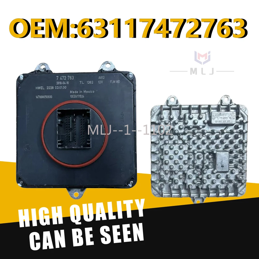 

63117472763 Для BMW 7 SERIES G11 G12 2014-2019 Модуль балласта фар 725D 730D 730Dx Блок управления DRL Дневные ходовые огни