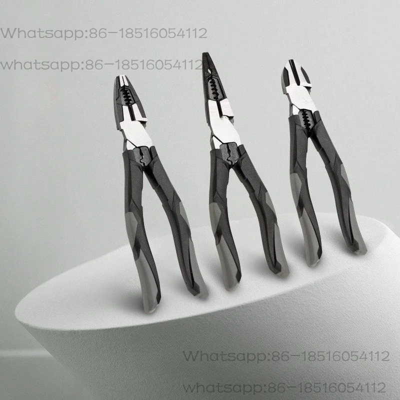 Multi-functional universal industrial grade diagonal pliers for pointed nozzles electricians, wire strippers, steel wire pliers