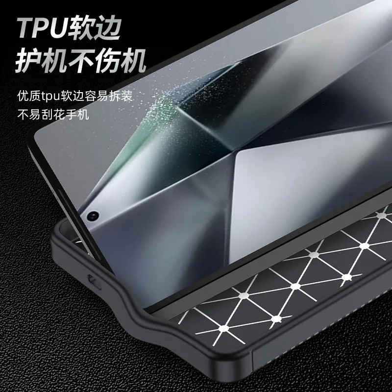 For Samsung Galaxy S25 Ultra Case Samsung S25 Ultra Cover Soft Silicone Bumper Protective Phone Case For Samsung S25 Plus Shield