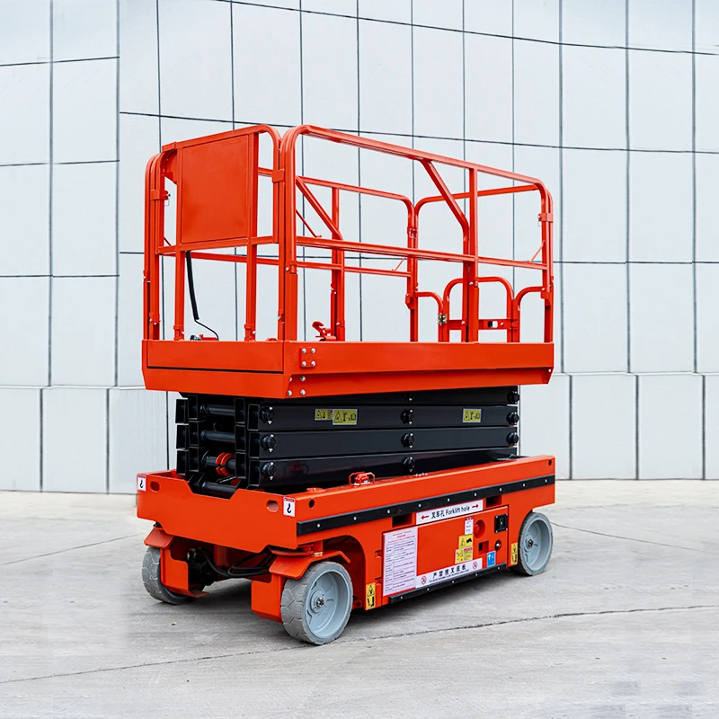 Spot Supply  6m 8m 10m 12m Rough Terrain Scissor Lift Self-propelled Hydraulic Scissor Lift Platform