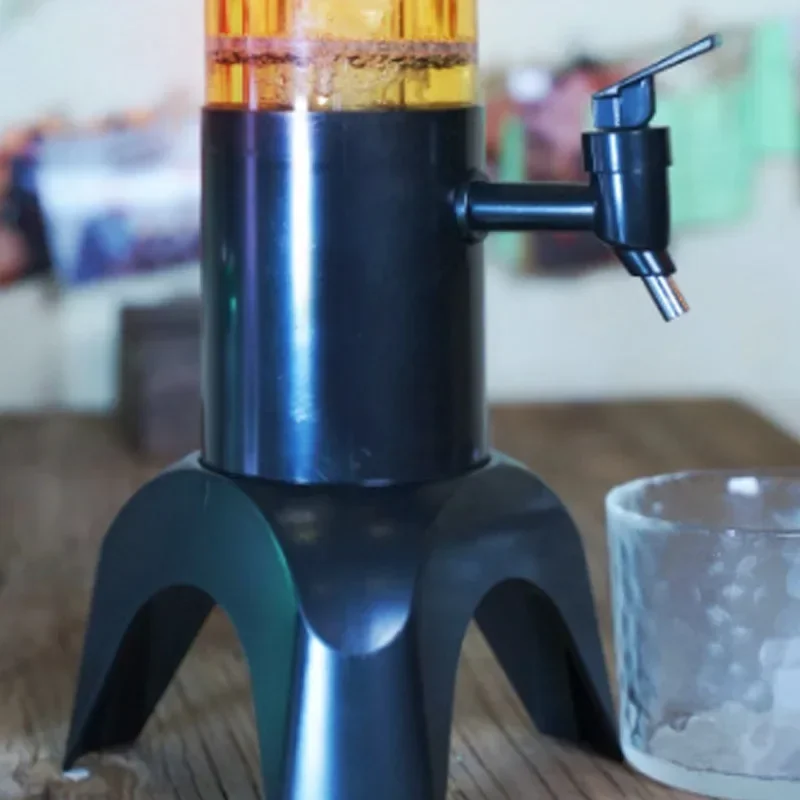 1.5L Luminous Beer Tower Drink Dispenser Beer Barrel Mimosa Tower with Light Wine Cannon Set for Parties Bars Pubs Restaurants 5