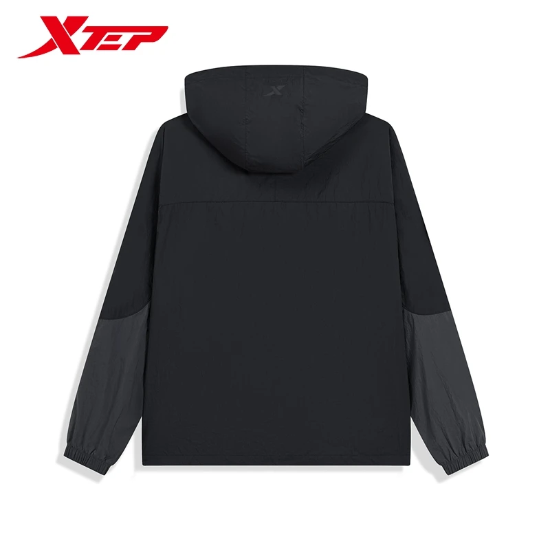 Xtep Windbreaker For Men 2024 Summer Wind Proof Men\'s Coat Impact-Resistant Climbing Breathable Soft Outdoor Tops 976229140252