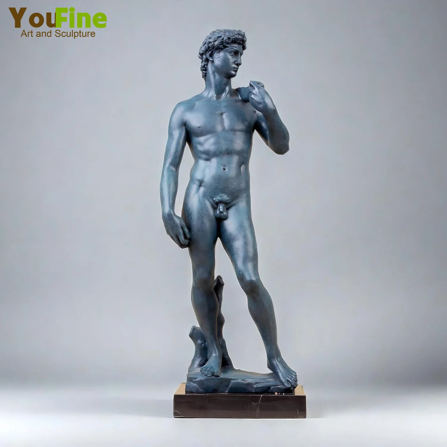 

72cm Bronze David Statue by Michelangelo Large Bronze David Sculpture Famous Man Sculpture Art Decor Collection Crafts