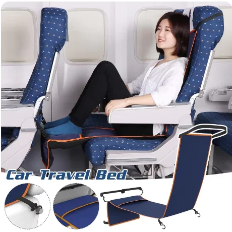 Footrest Hammock Travel Foot Hanger for Adults Baby Sleeping Bed in Airplane Train Bus Car Travelers Hammocks Rests Feet Legs