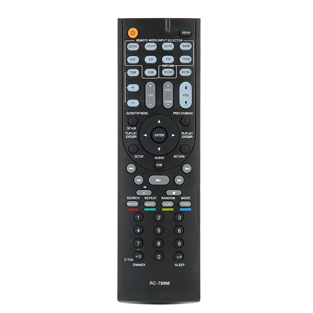 Premium ABS Remote Control Replacement Part Fit for Onkyo RC-799M Remote Control Replacement