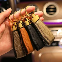 Luxury Key Chain Lady Men Keychain Exquisite Leather Car Key Ring Holder Gift for Girl Besties Male Accessories Dropshipping