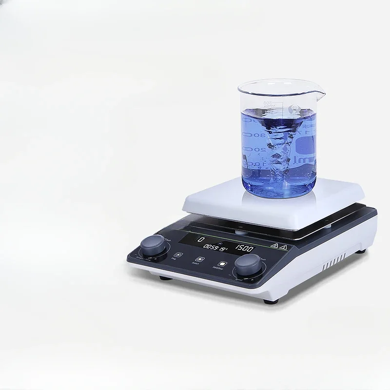 Constant temperature magnetic stirrer laboratory small mini digital display heating electric mixer horizontal