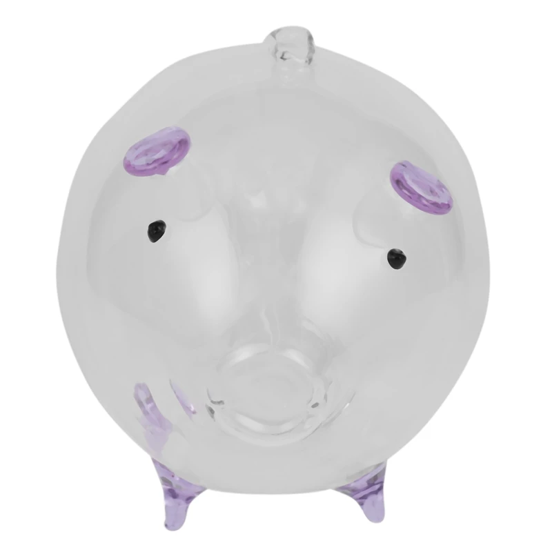 Pig Piggy Bank Money Boxes Coin Saving Box Cute Transparent Glass Souvenir Birthday Gift For Children Kids