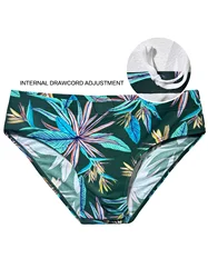 Men's Adult Triangle Racing Competition Reduced Resistance Printed Professional Swimming Pants