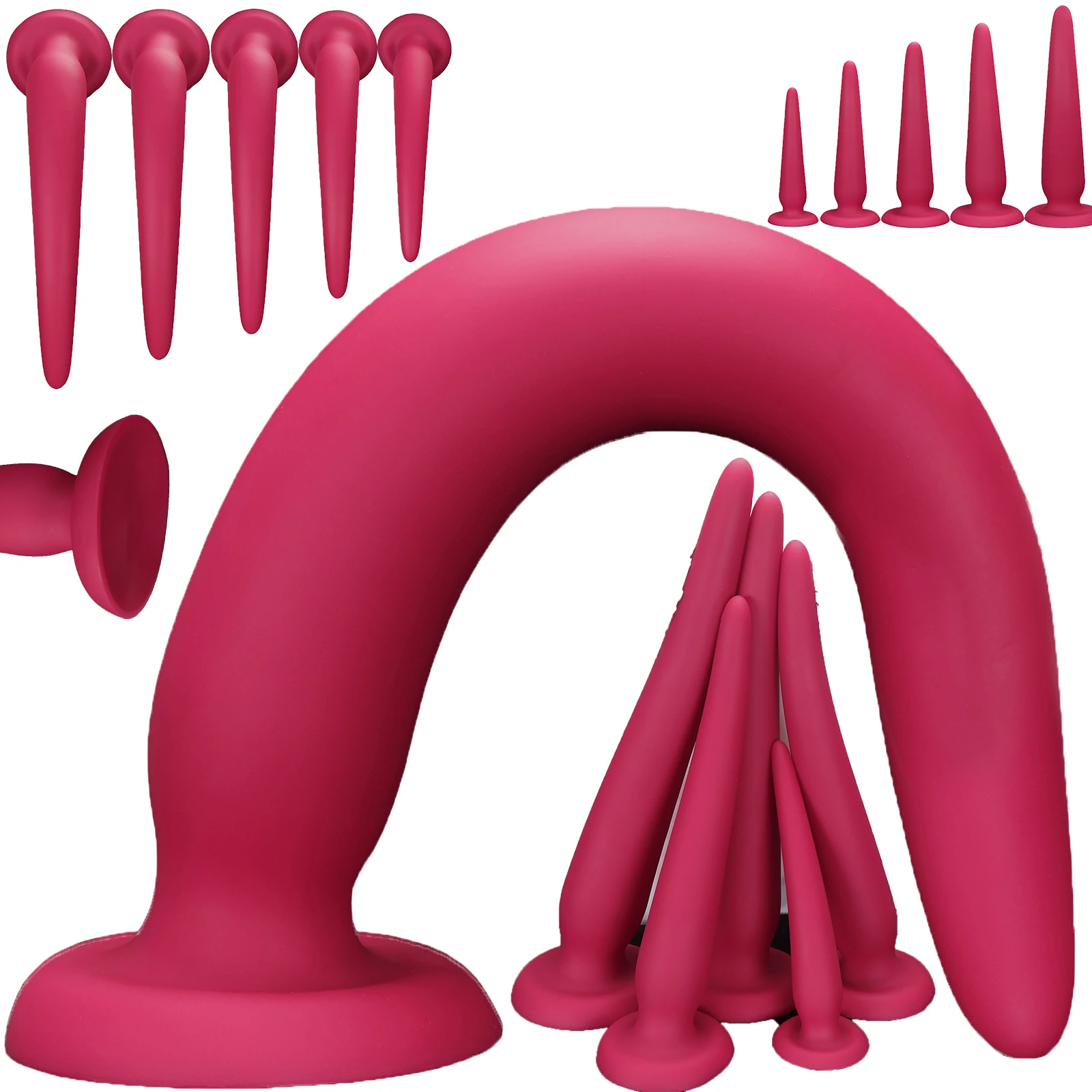 Super Long 66cm Huge Anal Plug Big Thick Butt Plugs Training Anal Dilator Toy Prostate Massager Adult Anal Sex Toy For Women Men