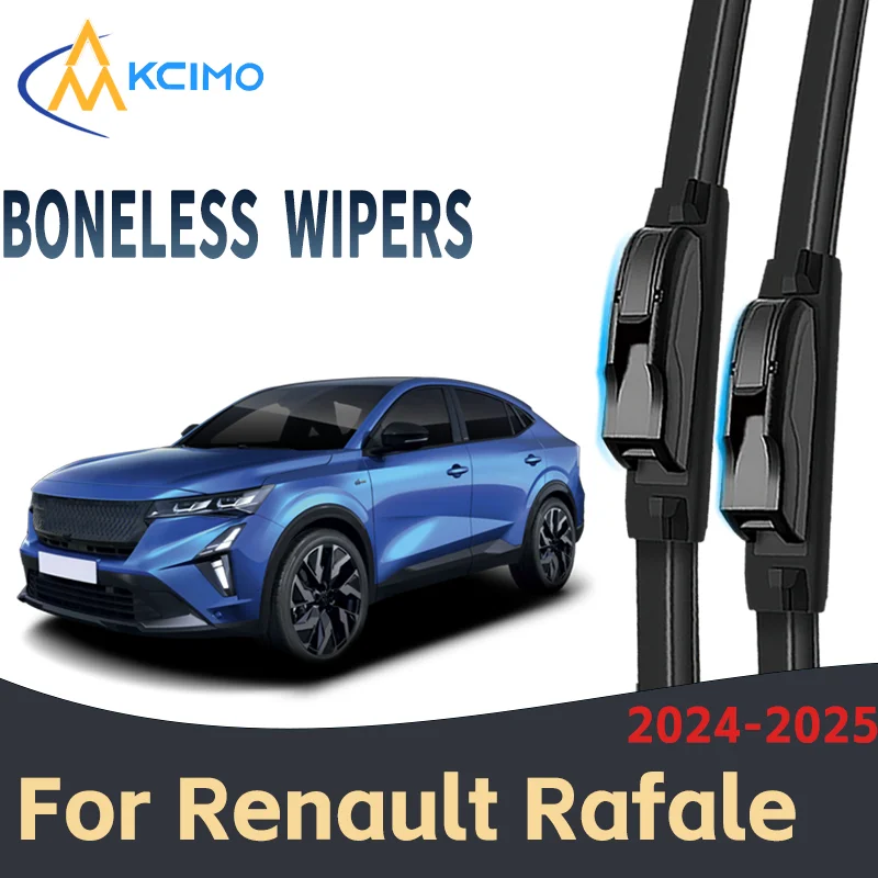

Original Quality 2pcs for Renault Rafale DHN 24-25 Wiper Blades Ultimate Silent Efficient Windshield Cleaners OE Standard Rubber