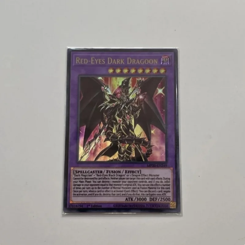 Yu-Gi-Oh Ultra Rare/Secret Rare Red-Eyes Dark Dragoon/Tormentor/Sky Dark Dragoon Hobby Collection Gift Toy Card（Not Original）