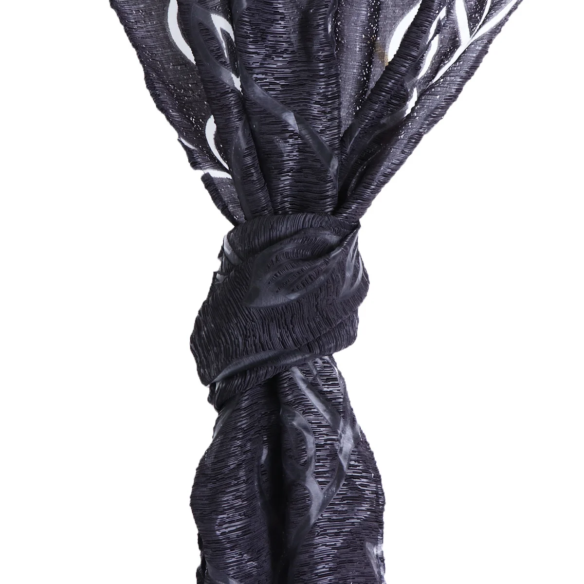

Black Translucent Voile Curtain 100x200cm Window Sheer for Living Room Bedroom Window Tulle Screen Voile Curtains