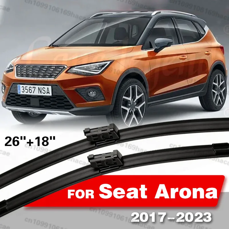 

Комплект щеток стеклоочистителя (левый руль) для Seat Arona 2017-2023: передние и задние щетки для лобового и заднего стекол, 26"+18"+10"