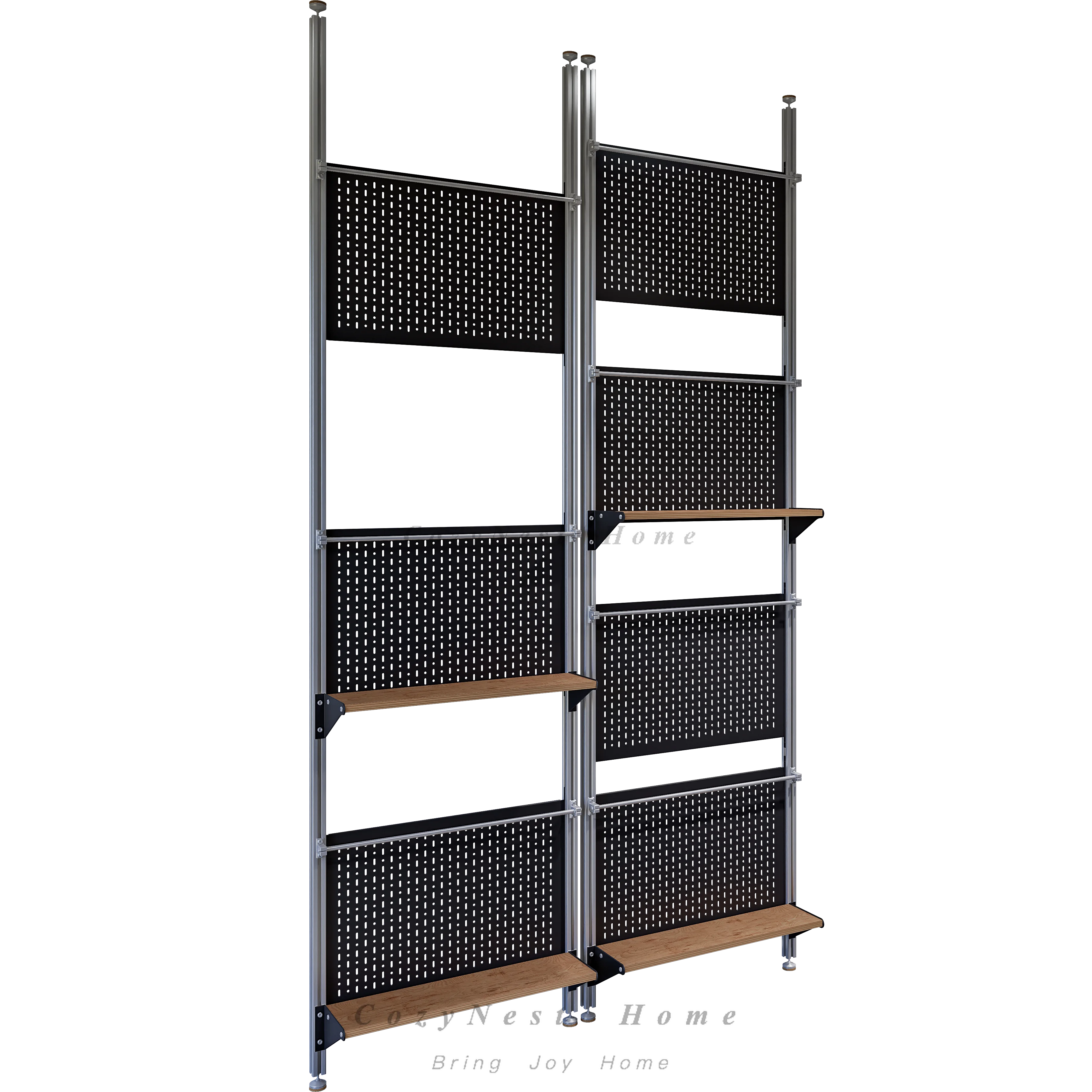 No punching screen, indomitable partition restaurant office decoration entrance hole board storage rack