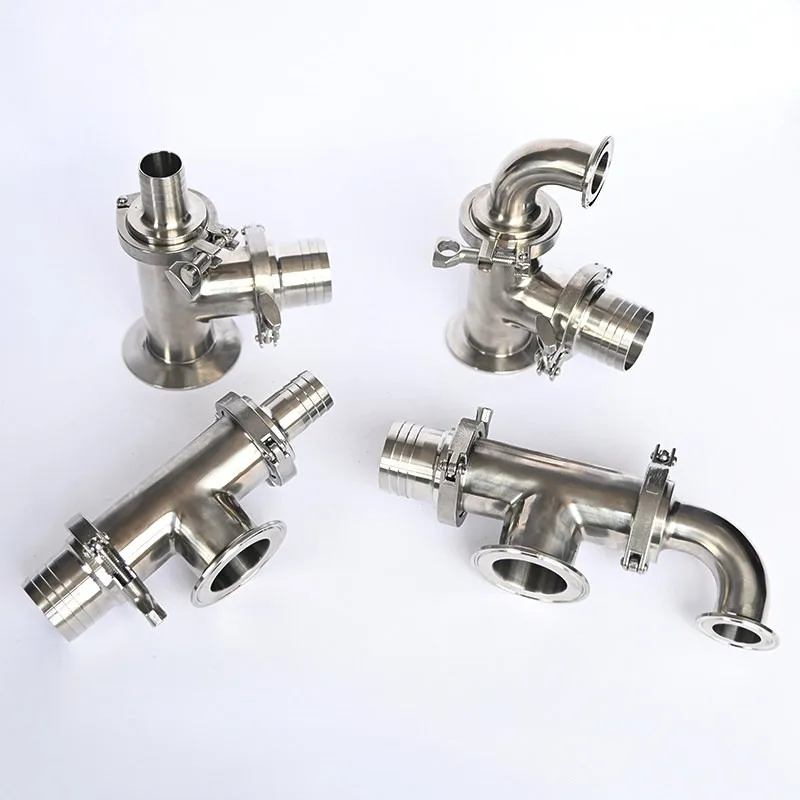 304 pneumatic filling machine stainless steel three-way check valve, machine with water inlet and outlet three-way pipe valve,