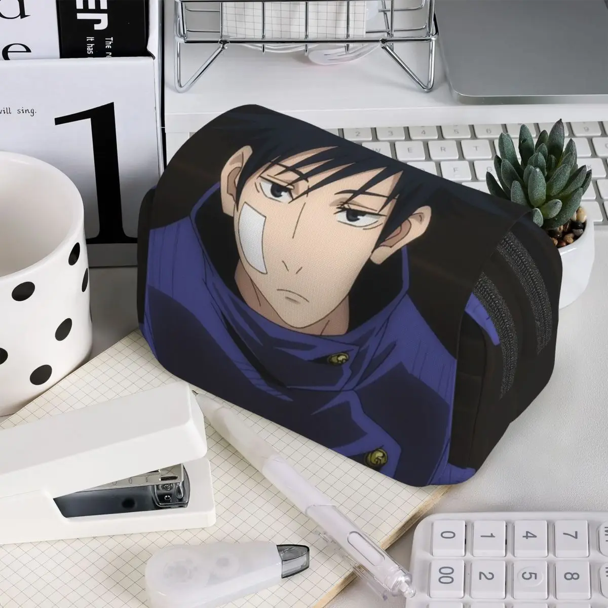 

Пенал для карандашей Megumi Besto Friendo Jujutsu Kaisen Sukuna в стиле аниме, подарок для студентов, коробка для ручек, сумка для карандашей, держатель для ручек